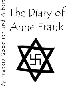 Program cover design for Destination Theatre Company's (DTC) The Diary of Anne Frank