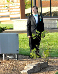 Pre-prom candid photo