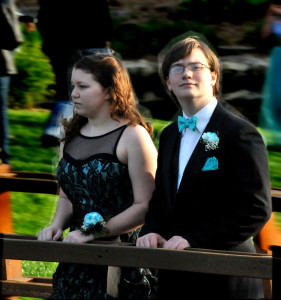 Pre-prom candid photo