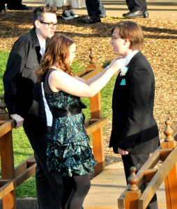 Pre-prom candid photo